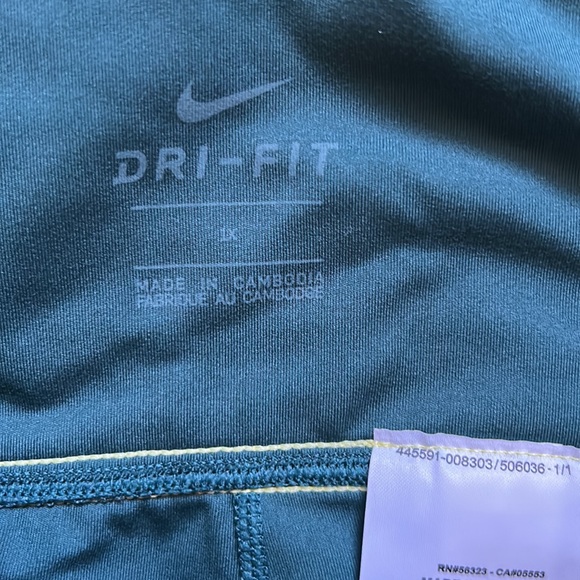 NWT Nike Dri Fit Leggings 1X - Picture 2 of 6